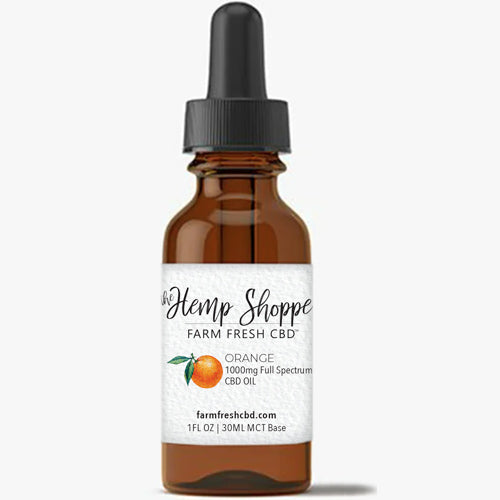 1000MG FULL SPECTRUM CBD OIL (Natural, Orange, Mint Flavors)