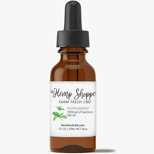 1000MG FULL SPECTRUM CBD OIL (Natural, Orange, Mint Flavors)